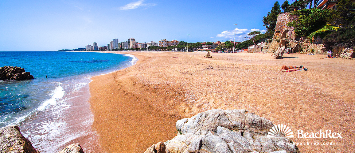 Spanien - Comarques gironines -  Castell-Platja d'Aro - Strand Gran