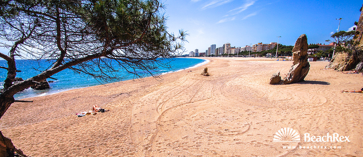 Spanien - Comarques gironines -  Castell-Platja d'Aro - Strand Gran