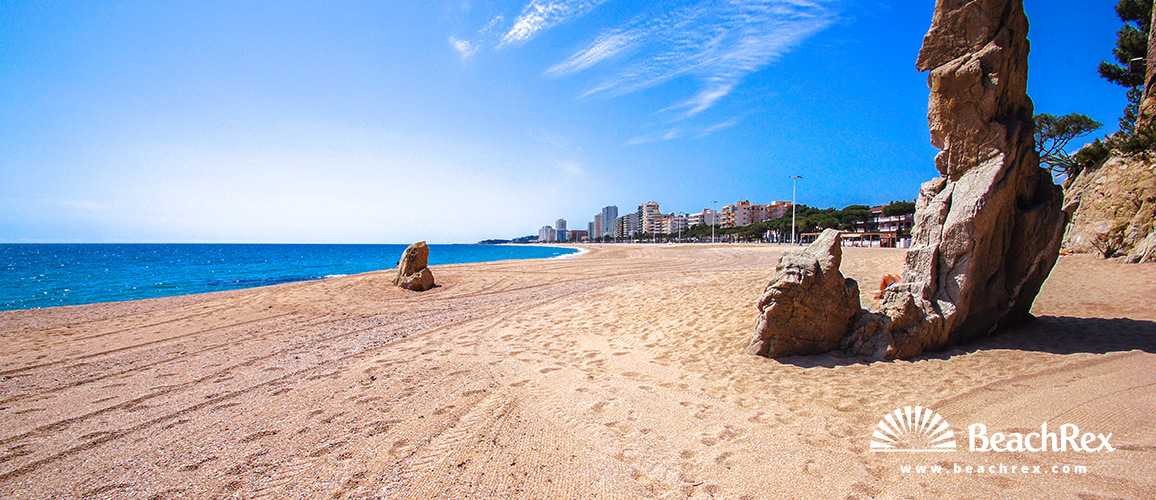 Spanien - Comarques gironines -  Castell-Platja d'Aro - Strand Gran