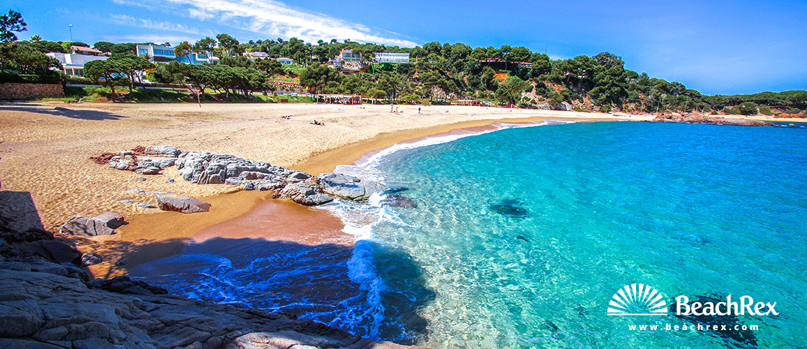 Spain - Comarques gironines -  Castell-Platja d'Aro - Beach Sa Conca