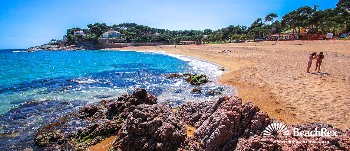 Spain - Comarques gironines -  Castell-Platja d'Aro - Beach Sa Conca