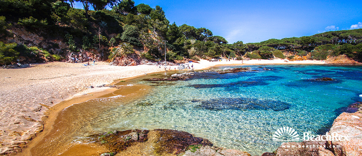 Spain - Comarques gironines -  Castell-Platja d'Aro - Beach Sa Conca