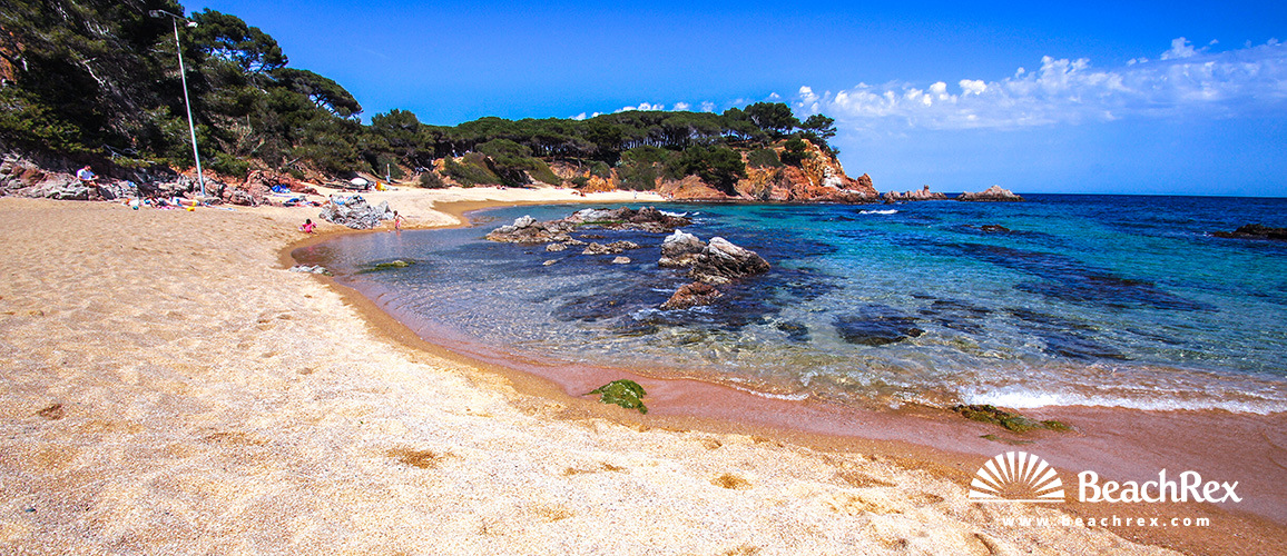 Spain - Comarques gironines -  Castell-Platja d'Aro - Beach Sa Conca