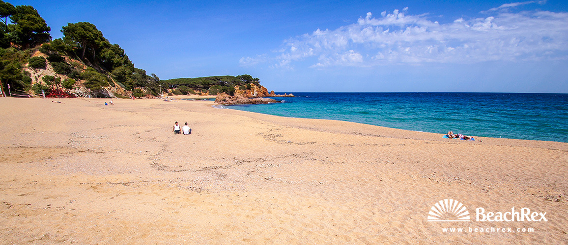 Spain - Comarques gironines -  Castell-Platja d'Aro - Beach Sa Conca