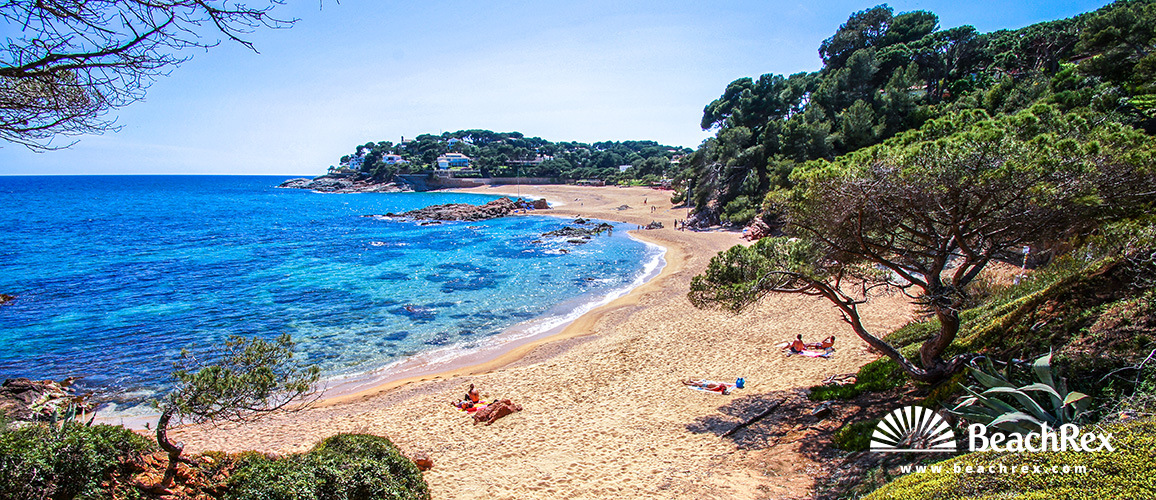 Spain - Comarques gironines -  Castell-Platja d'Aro - Beach Sa Conca
