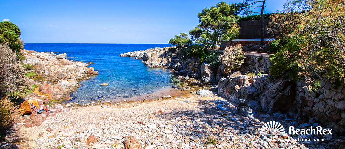 Spain - Comarques gironines -  Castell-Platja d'Aro - Beach Pedrosa
