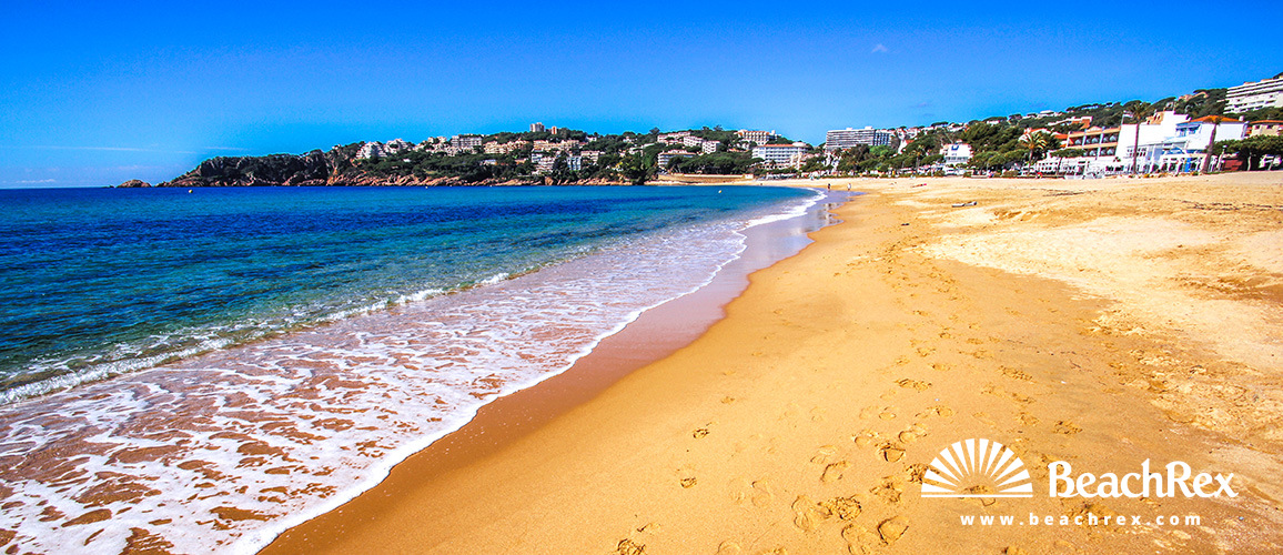 Espana - Comarques gironines -  Sant Feliu de Guíxols - Playa de Sant Pol