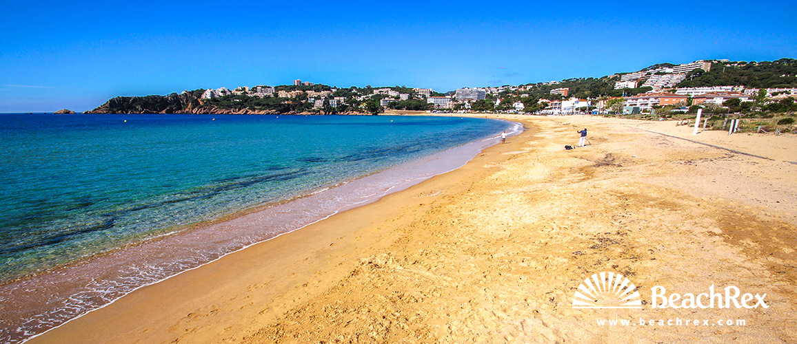 Espana - Comarques gironines -  Sant Feliu de Guíxols - Playa de Sant Pol