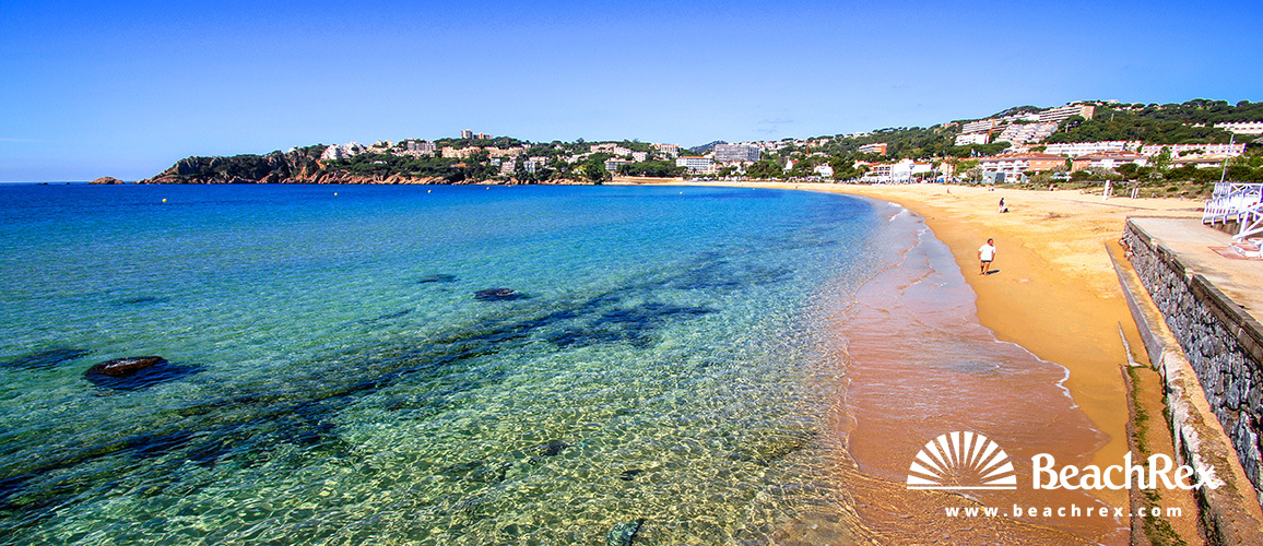 Espana - Comarques gironines -  Sant Feliu de Guíxols - Playa de Sant Pol