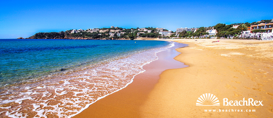 Espana - Comarques gironines -  Sant Feliu de Guíxols - Playa de Sant Pol
