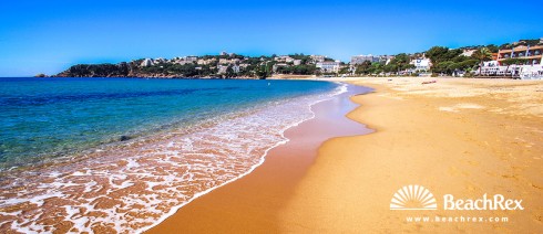 Espana - Comarques gironines -  Sant Feliu de Guíxols - Playa de Sant Pol
