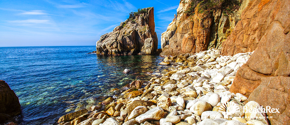 Spain - Comarques gironines -  Blanes - Beach S'Agulla