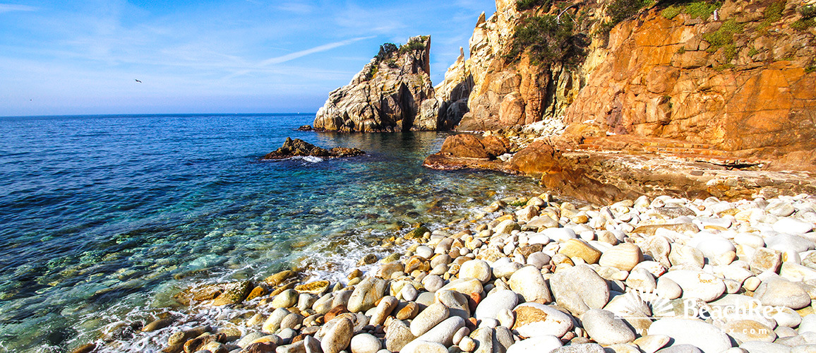 Spain - Comarques gironines -  Blanes - Beach S'Agulla