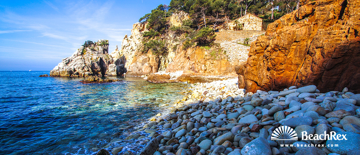 Spain - Comarques gironines -  Blanes - Beach S'Agulla