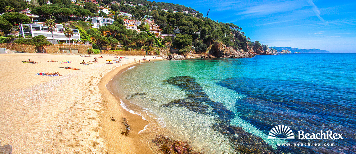 espagne - Comarques gironines -  Blanes - Plage de Sant Francesc