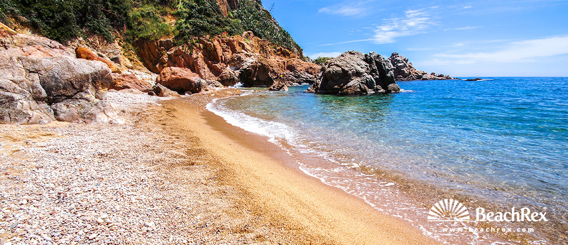 Spain - Comarques gironines -  Blanes - Beach Punta de Santa Anna