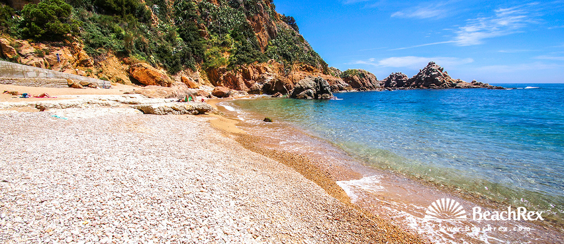 Spain - Comarques gironines -  Blanes - Beach Punta de Santa Anna