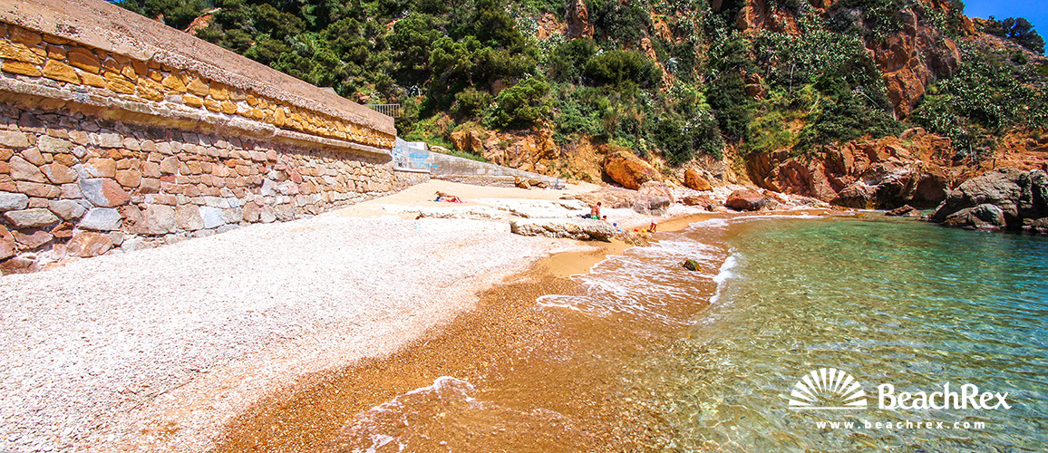 Spain - Comarques gironines -  Blanes - Beach Punta de Santa Anna