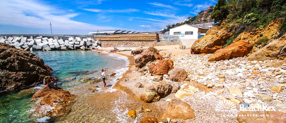 Spain - Comarques gironines -  Blanes - Beach Punta de Santa Anna