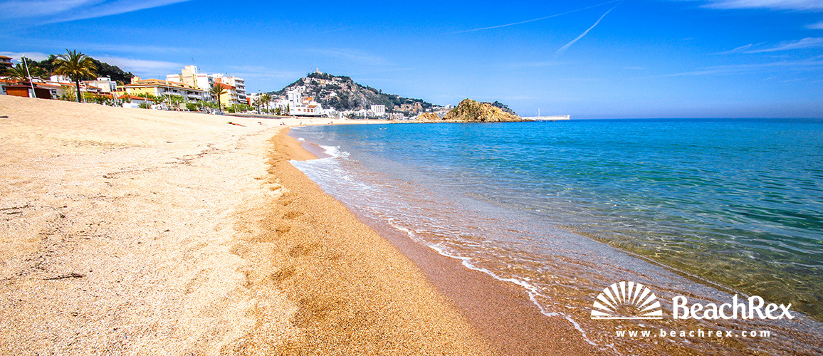 espagne - Comarques gironines -  Blanes - Plage Blanes