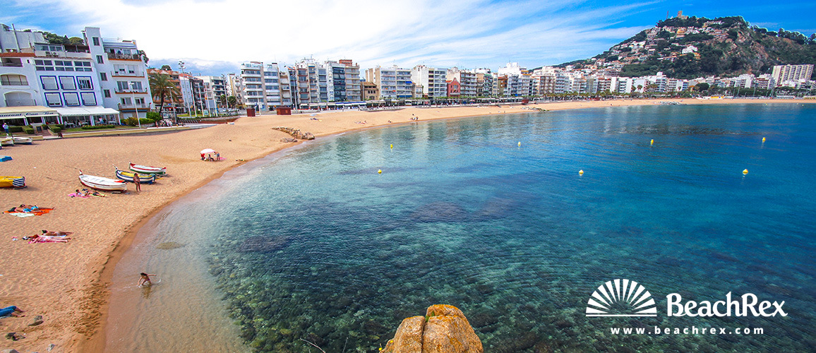 espagne - Comarques gironines -  Blanes - Plage Blanes