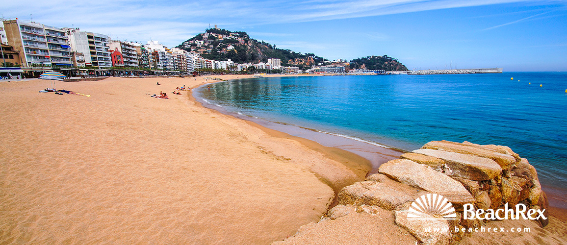 espagne - Comarques gironines -  Blanes - Plage Blanes