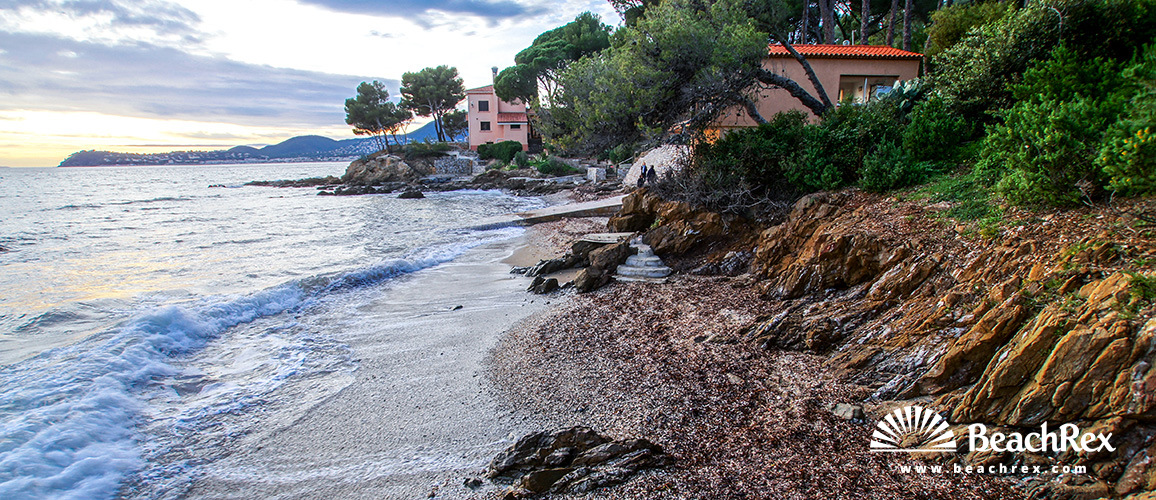 France - Var -  La Croix-Valmer - Beach de la Bouillabaisse