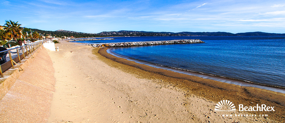 France - Var -  Cavalaire-sur-Mer - Beach du Centre-ville