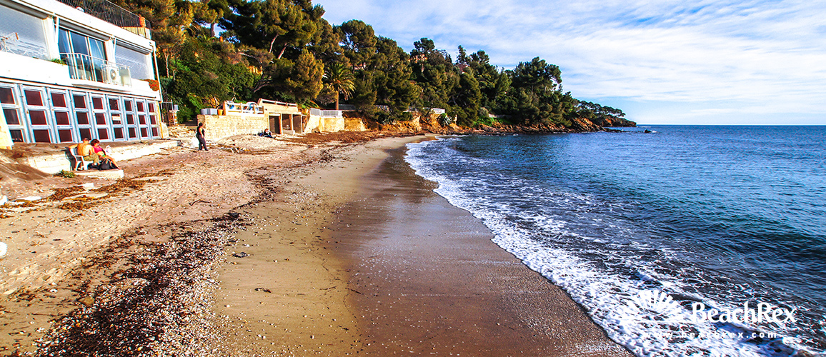 Frankreich - Var -  Rayol-Canadel-sur-Mer - Strand de Rayol est