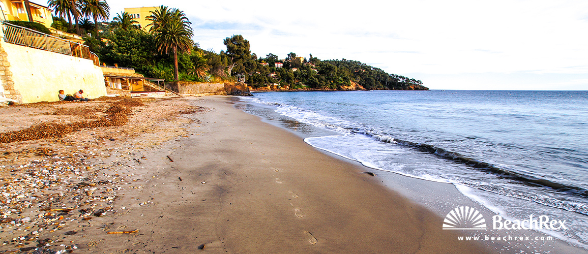 Frankreich - Var -  Rayol-Canadel-sur-Mer - Strand de Rayol est