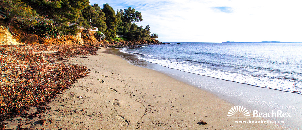 Frankreich - Var -  Rayol-Canadel-sur-Mer - Strand de Rayol est
