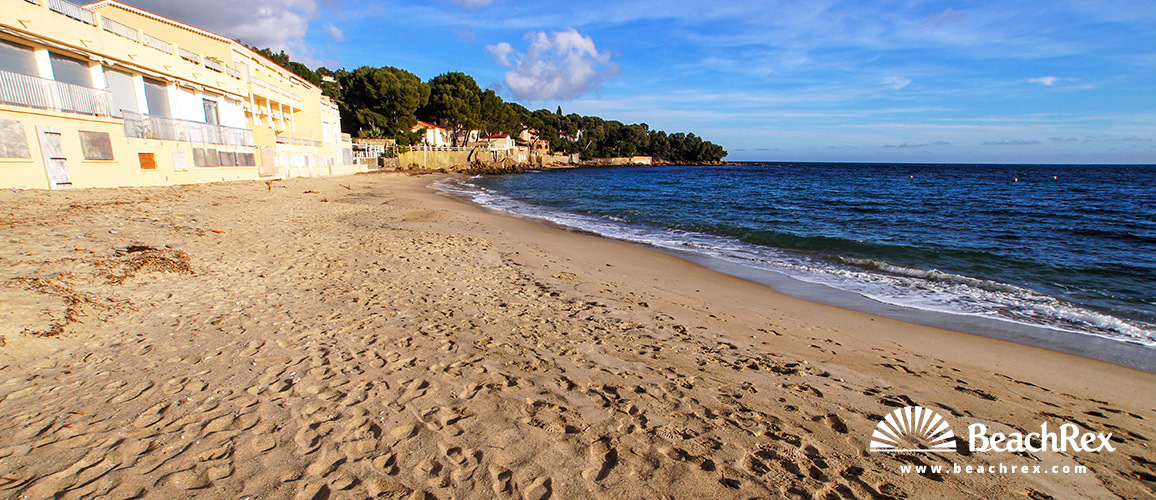 france - Var -  Le Lavandou - Plage d'Aiguebelle
