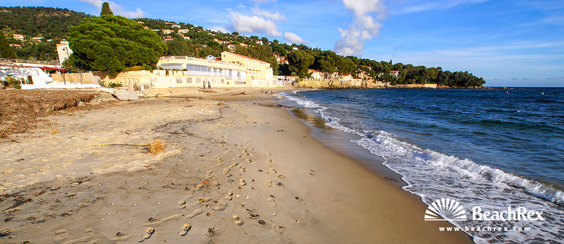 france - Var -  Le Lavandou - Plage d'Aiguebelle