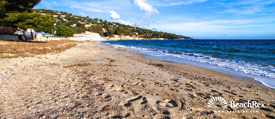 france - Var -  Le Lavandou - Plage d'Aiguebelle