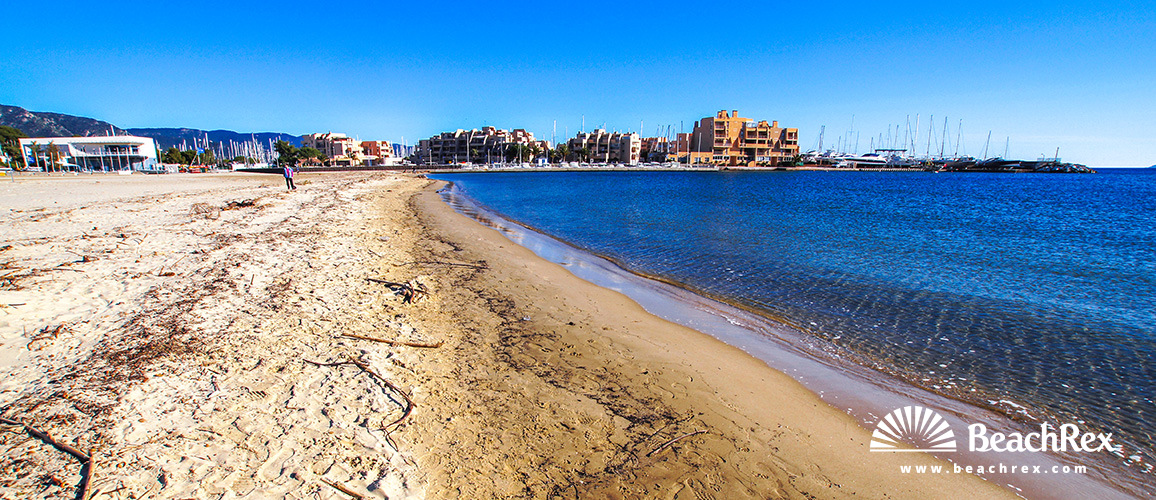 France - Var -  Bormes-les-Mimosas - Beach de la Faviere