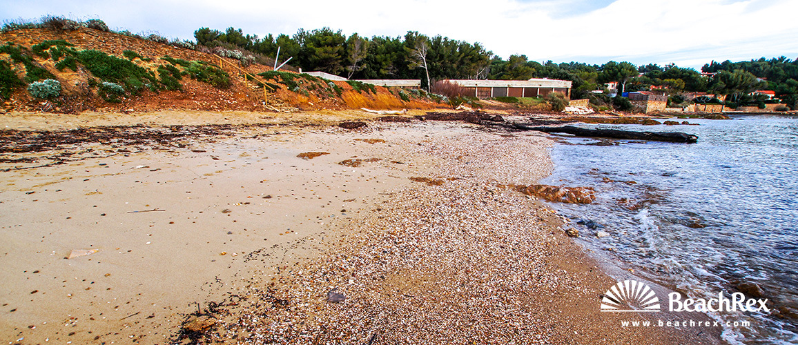 France - Var -  Bormes-les-Mimosas - Beach du Gaou