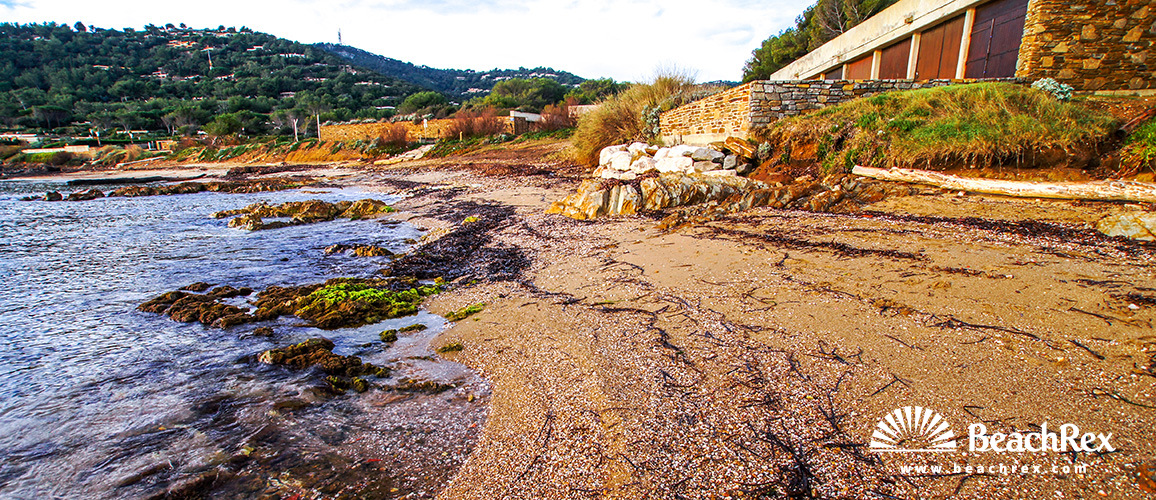 France - Var -  Bormes-les-Mimosas - Beach du Gaou