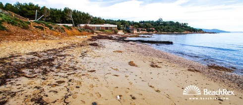 France - Var -  Bormes-les-Mimosas - Beach du Gaou