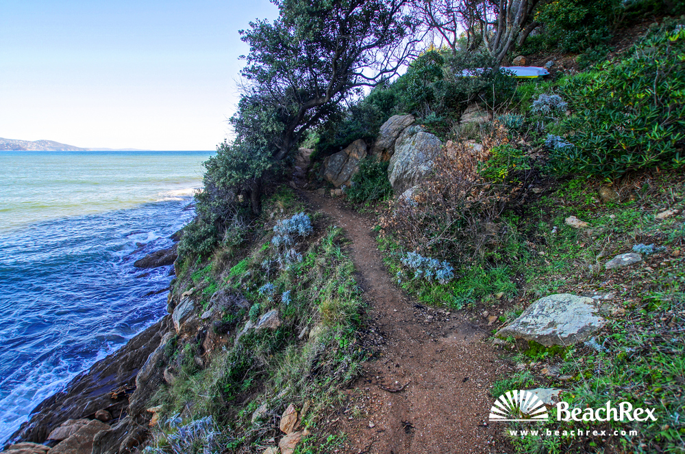 france - Var -  Bormes-les-Mimosas - Plage du Cap
