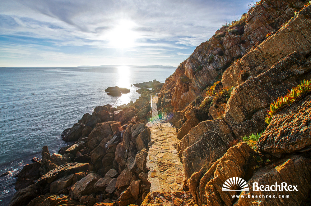 france - Var -  Bormes-les-Mimosas - Plage du Cap
