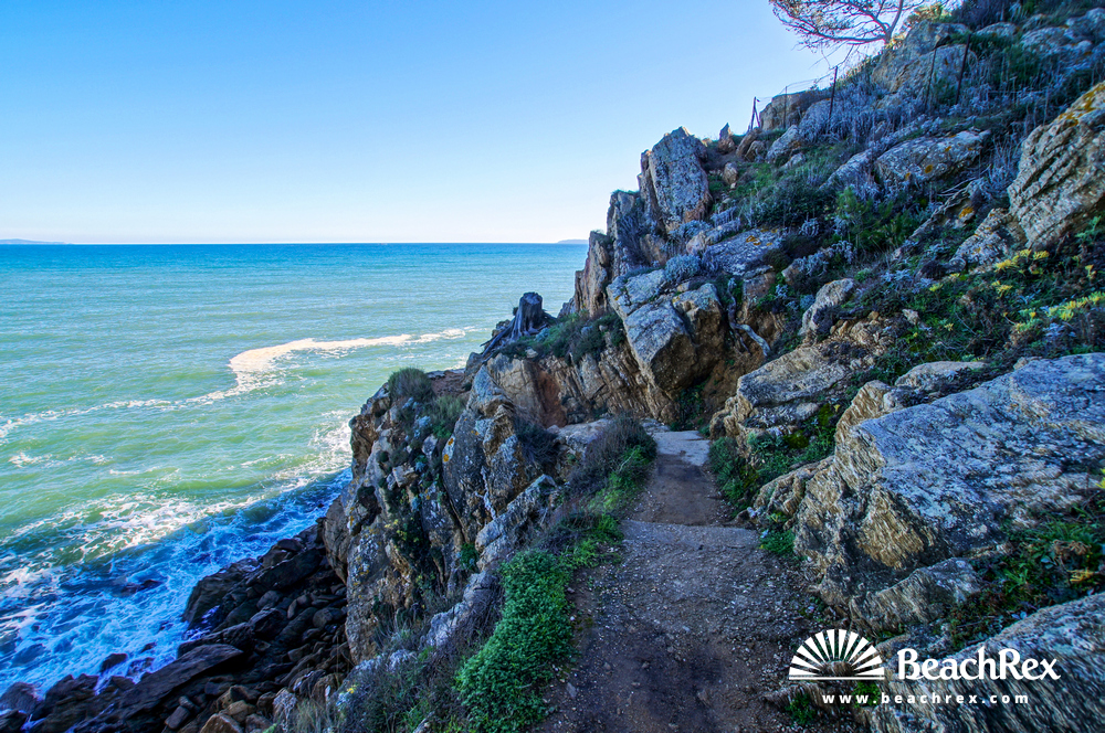 France - Var -  Bormes-les-Mimosas - Beach du Pinet