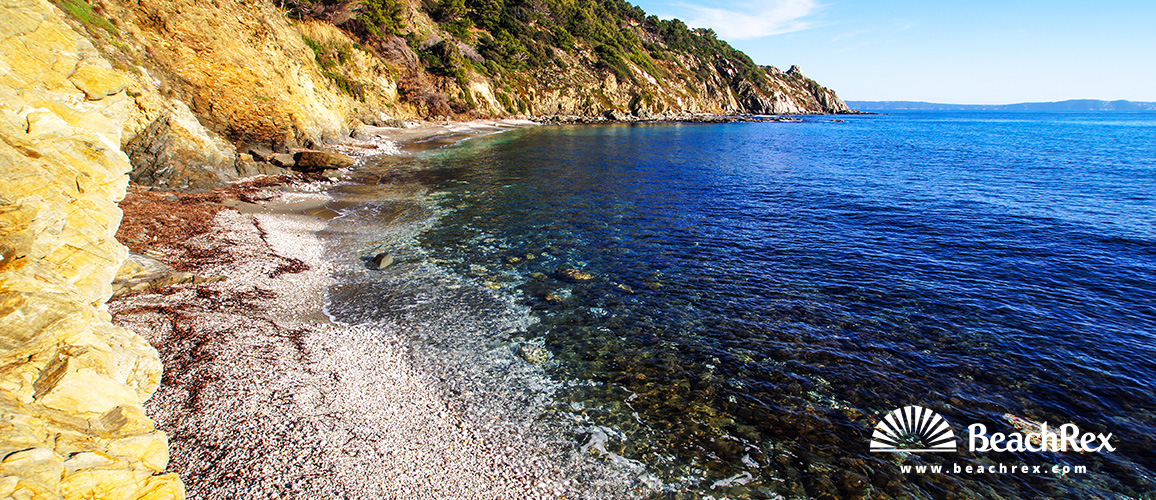 France - Var -  Bormes-les-Mimosas - Beach des Fouirades