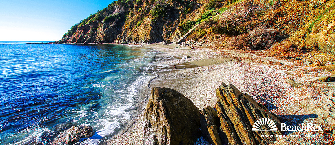 France - Var -  Bormes-les-Mimosas - Beach des Fouirades
