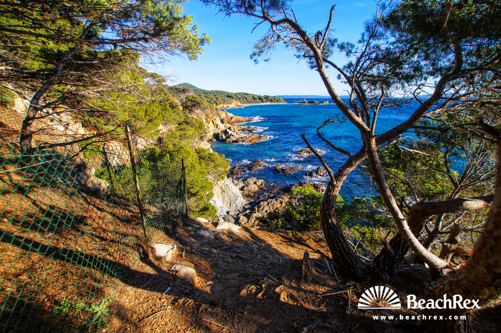 France - Var -  Bormes-les-Mimosas - Beach de la Galère