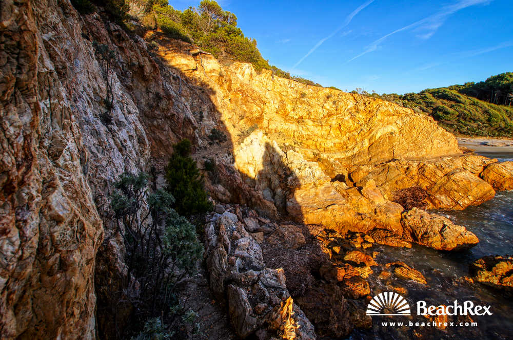 France - Var -  Bormes-les-Mimosas - Beach de la Galère
