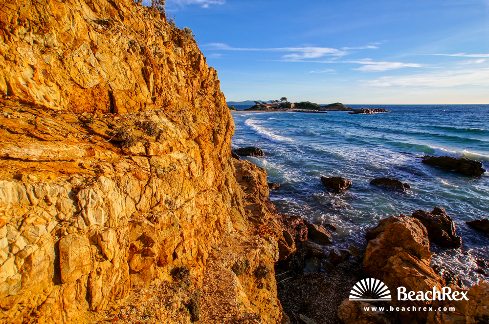 France - Var -  Bormes-les-Mimosas - Beach de la Galère