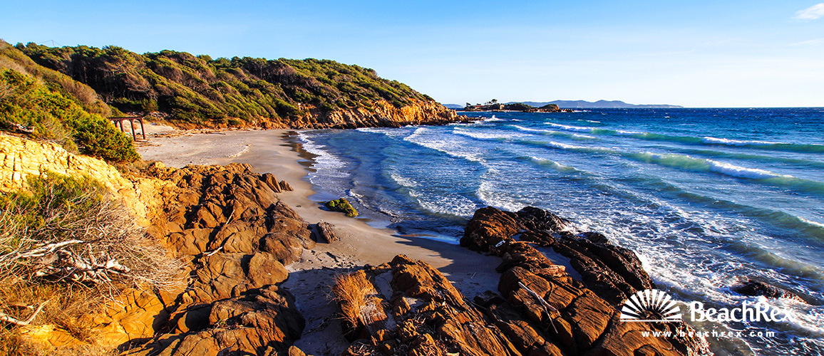 France - Var -  Bormes-les-Mimosas - Beach du Luxembourg