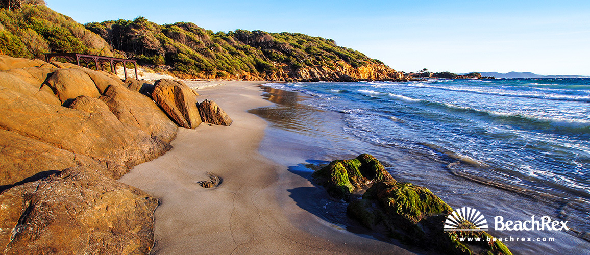 France - Var -  Bormes-les-Mimosas - Beach du Luxembourg