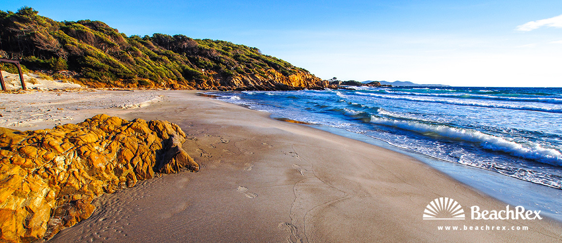 France - Var -  Bormes-les-Mimosas - Beach du Luxembourg
