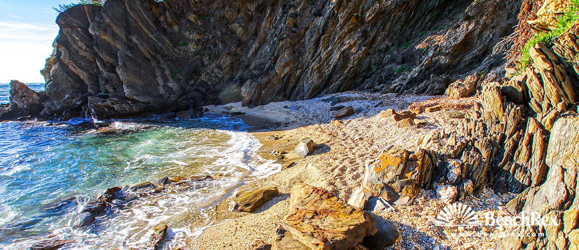 France - Var -  Bormes-les-Mimosas - Beach Crique de Brégançon